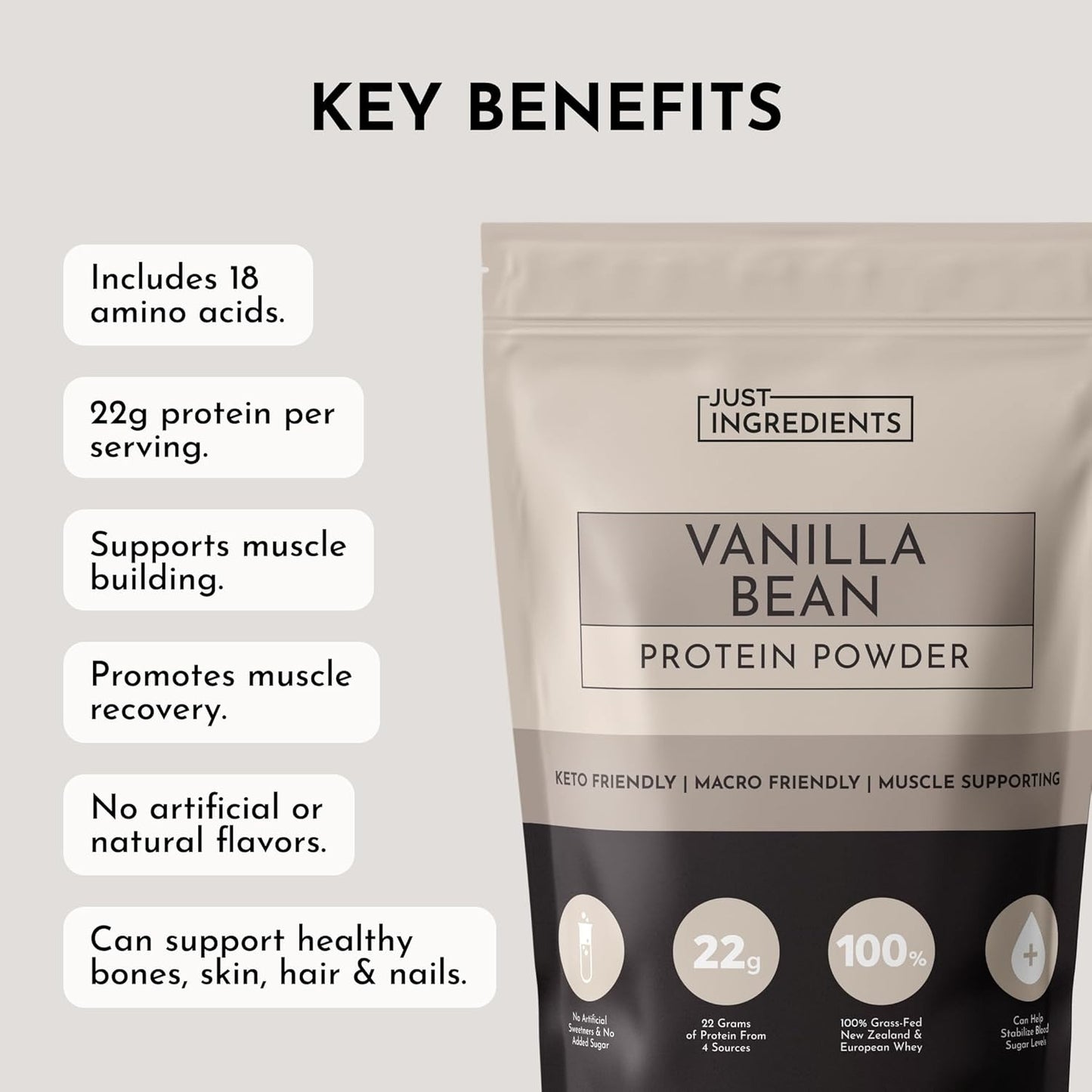JUST INGREDIENTS Protein Powder